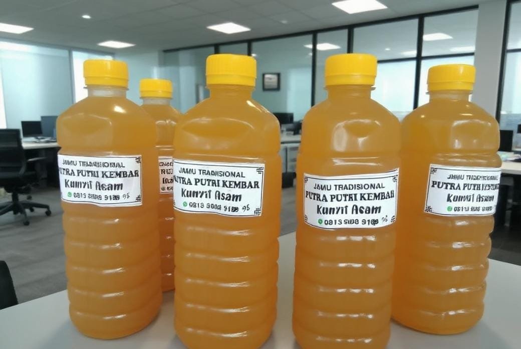 Jamu Kunyit Asam Putra Putri Kembar Kembali Jadi Tren , Khasiatnya Dibuktihkan Secara Ilmiah