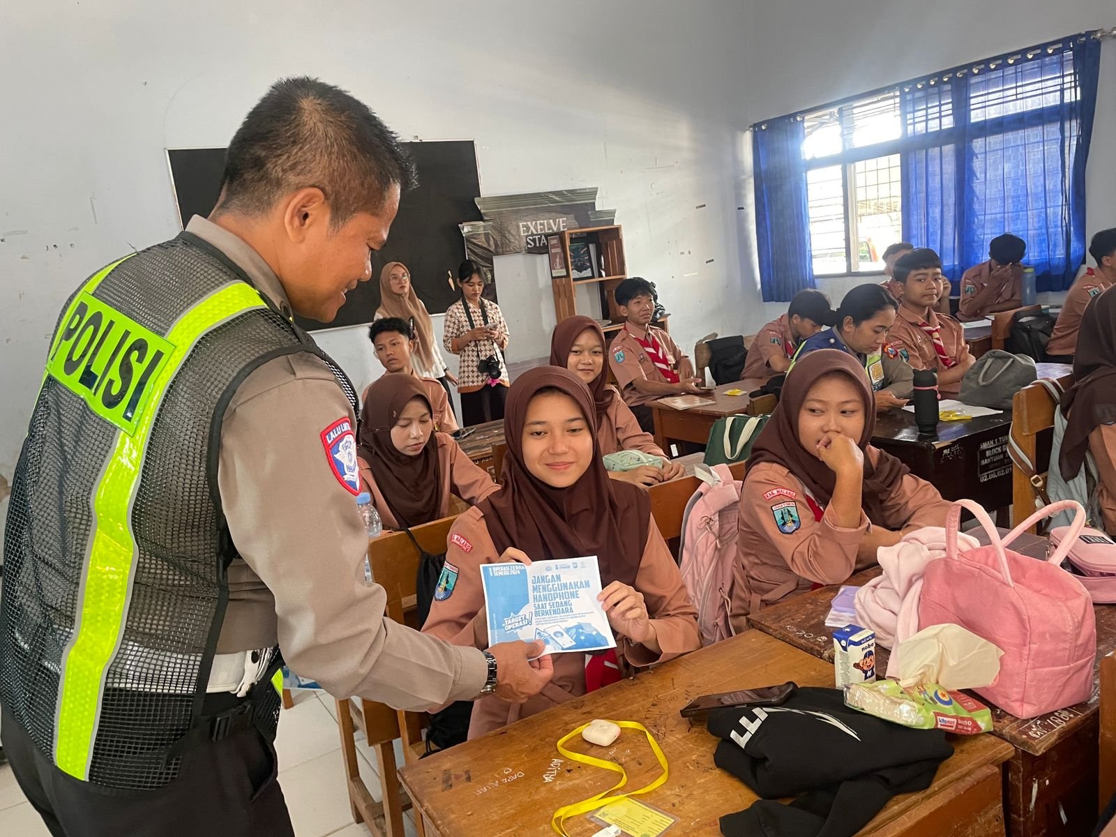 Operasi Zebra Semeru 2025, Satlantas Polres Malang Tingkatkan Edukasi Pelajar