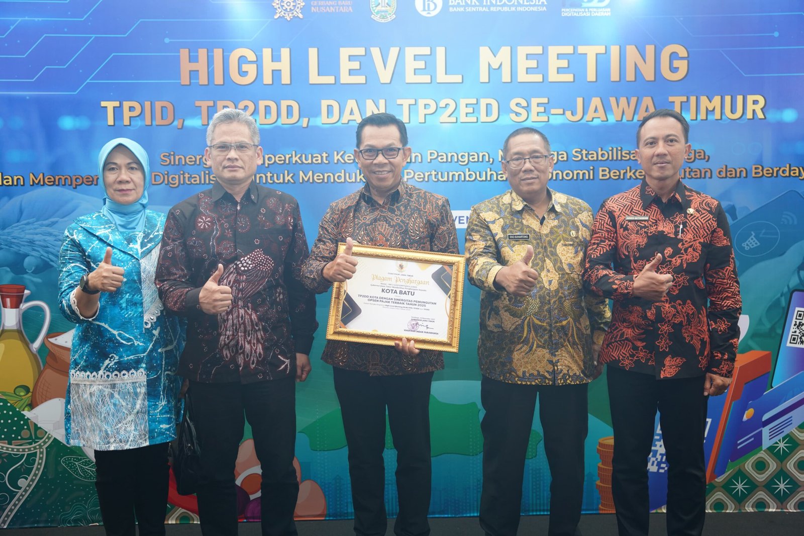 Pemkot Batu Raih Penghargaan TP2DD Terbaik: Bukti Keberhasilan Transformasi Digital dan Sinergitas Pemungutan Opsen Pajak