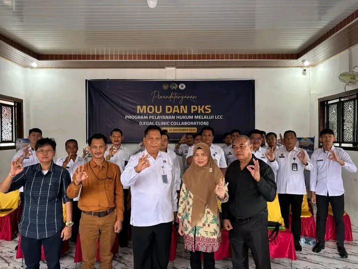 Lapas Kelas IIB Muaradua Perkuat Akses Pelayanan Hukum melalui Kerja Sama Legal Clinic Collaboration