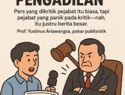 Ketika Karya Jurnalistik Diseret ke Pengadilan, Kebebasan Pers , Demokrasi dan Menang.