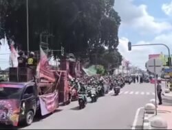 Ratusan Ojol Gelar Aksi di Kota Blitar, Pengamanan Diperketat dan Arus Lalu Lintas Dialihkan