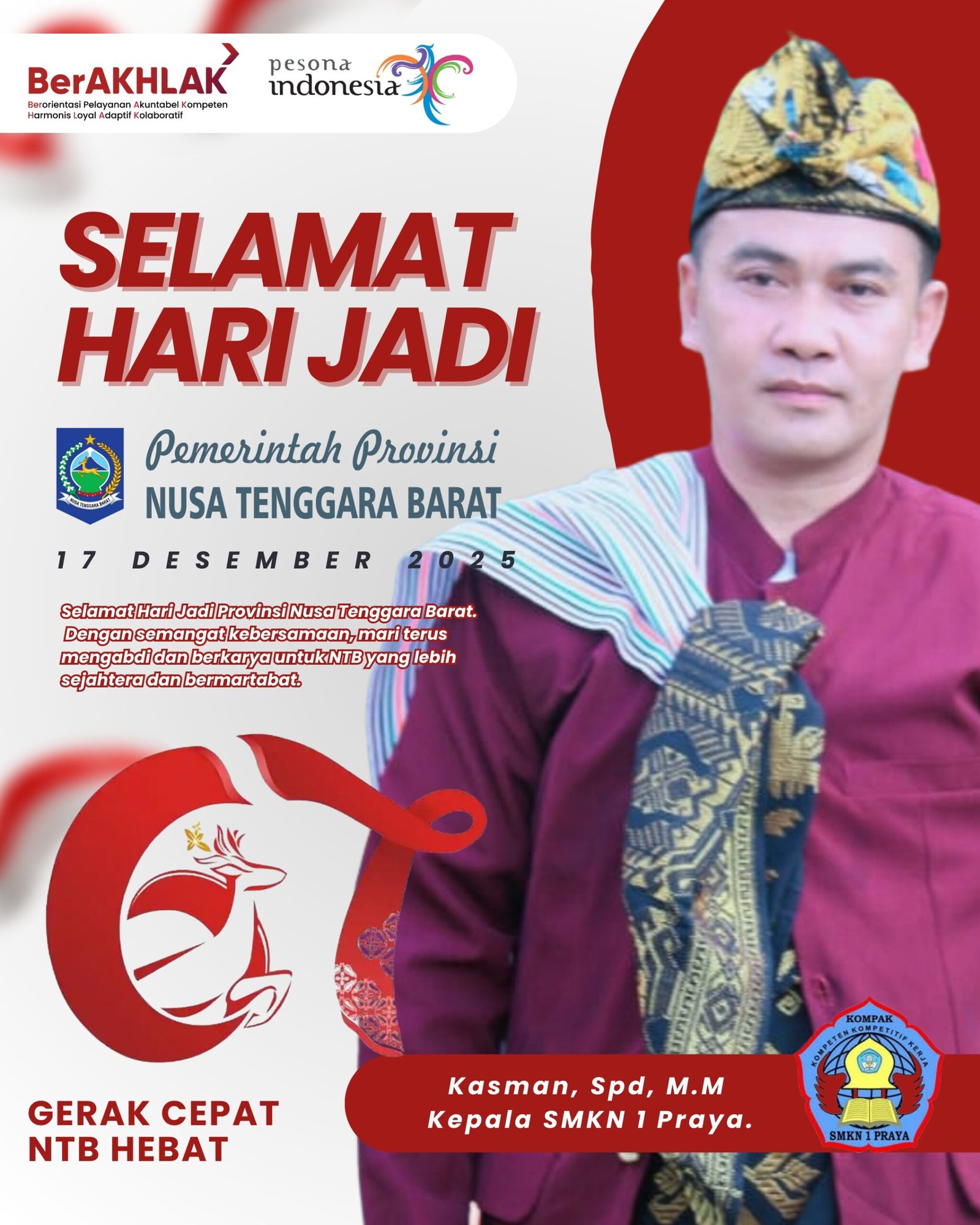 Hari Jadi Provinsi NTB ke 67
