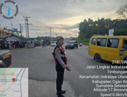 Antisipasi Gangguan Keamanan Masyarakat, Sat Samapta Polres Ogan Ilir Gelar Patroli Perintis Presisi di Jalan Raya