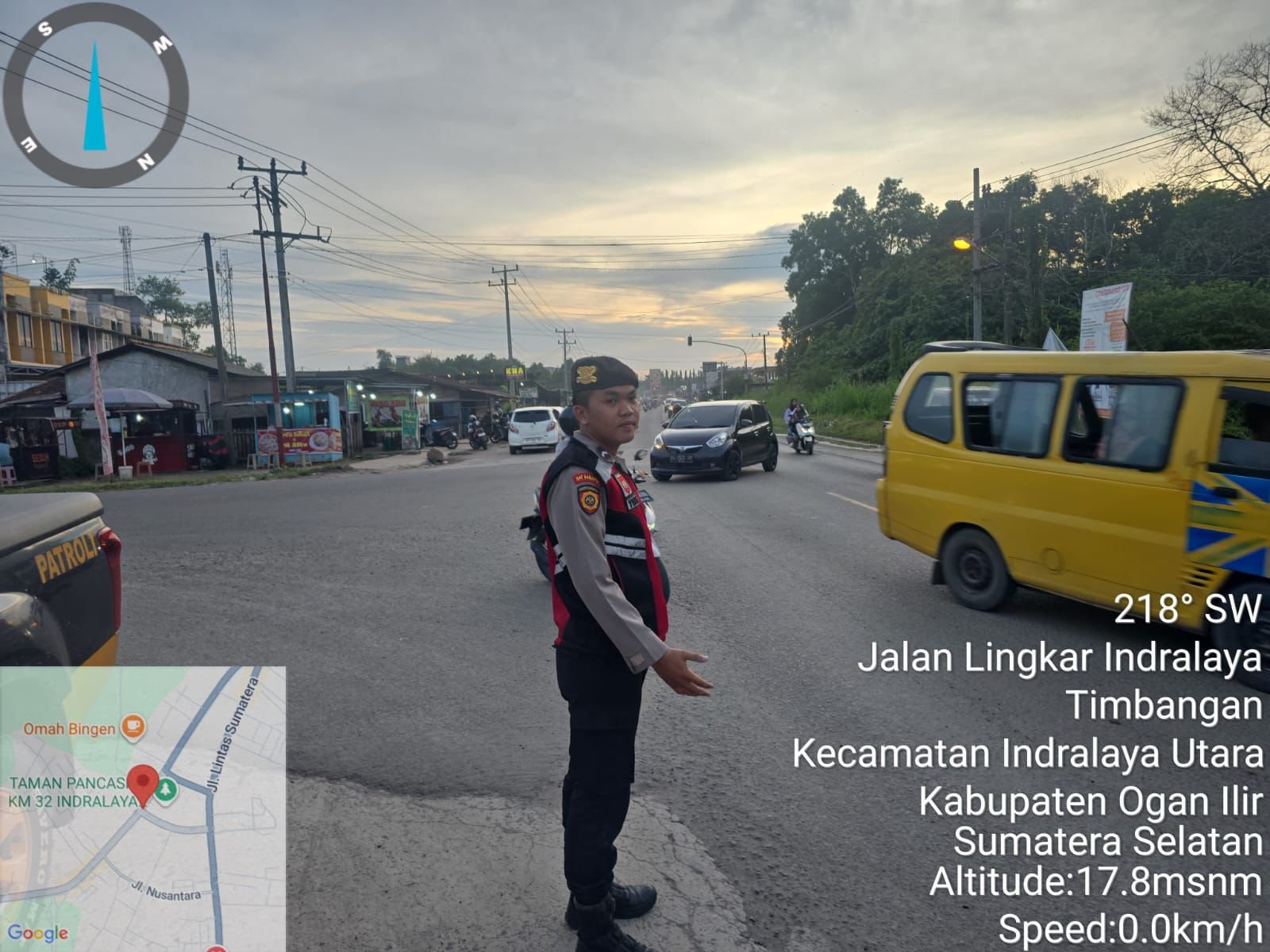Antisipasi Gangguan Keamanan Masyarakat, Sat Samapta Polres Ogan Ilir Gelar Patroli Perintis Presisi di Jalan Raya