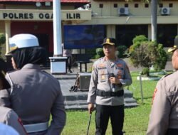 Wujud Kepedulian  Sosial, Kapolres Ogan  Ilir Ajak Personil  Galang Dana Untuk Korban  Banjir Bandang di Aceh,  Sumbar dan Sibolga