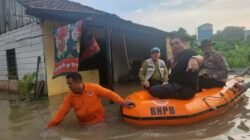 Pemkab Banyuasin Siaga Bencana, Pantau Korban Banjir Kecamatan Talang Kelapa