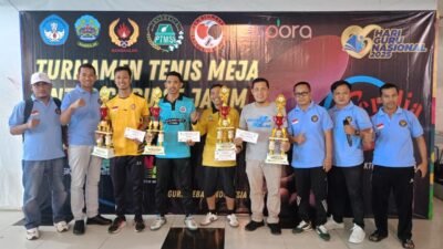 Sukses Besar! Turnamen Tenis Meja Antar Guru se-Jawa Timur di Bangkalan Perkuat Silaturahmi Pendidik