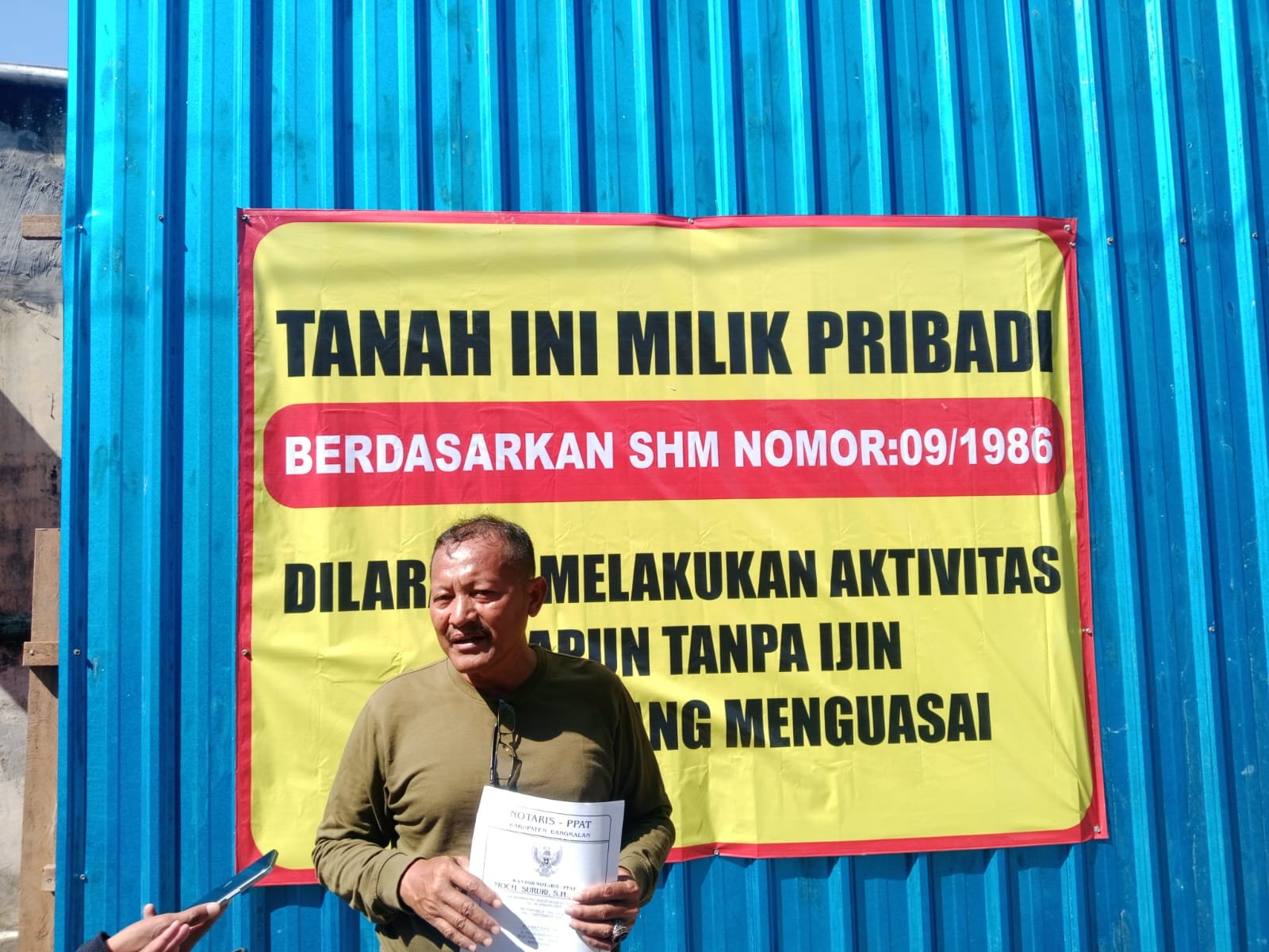 Sengketa Lahan SDN Balung 1 Arosbaya Belum Tuntas, Pemilik Lahan Pertanyakan Komitmen Pemkab Bangkalan