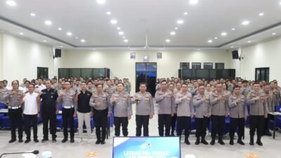 Jelang Operasi Lilin Semeru 2025, Polres Malang Gelar Latpraops Libatkan 258 Personel