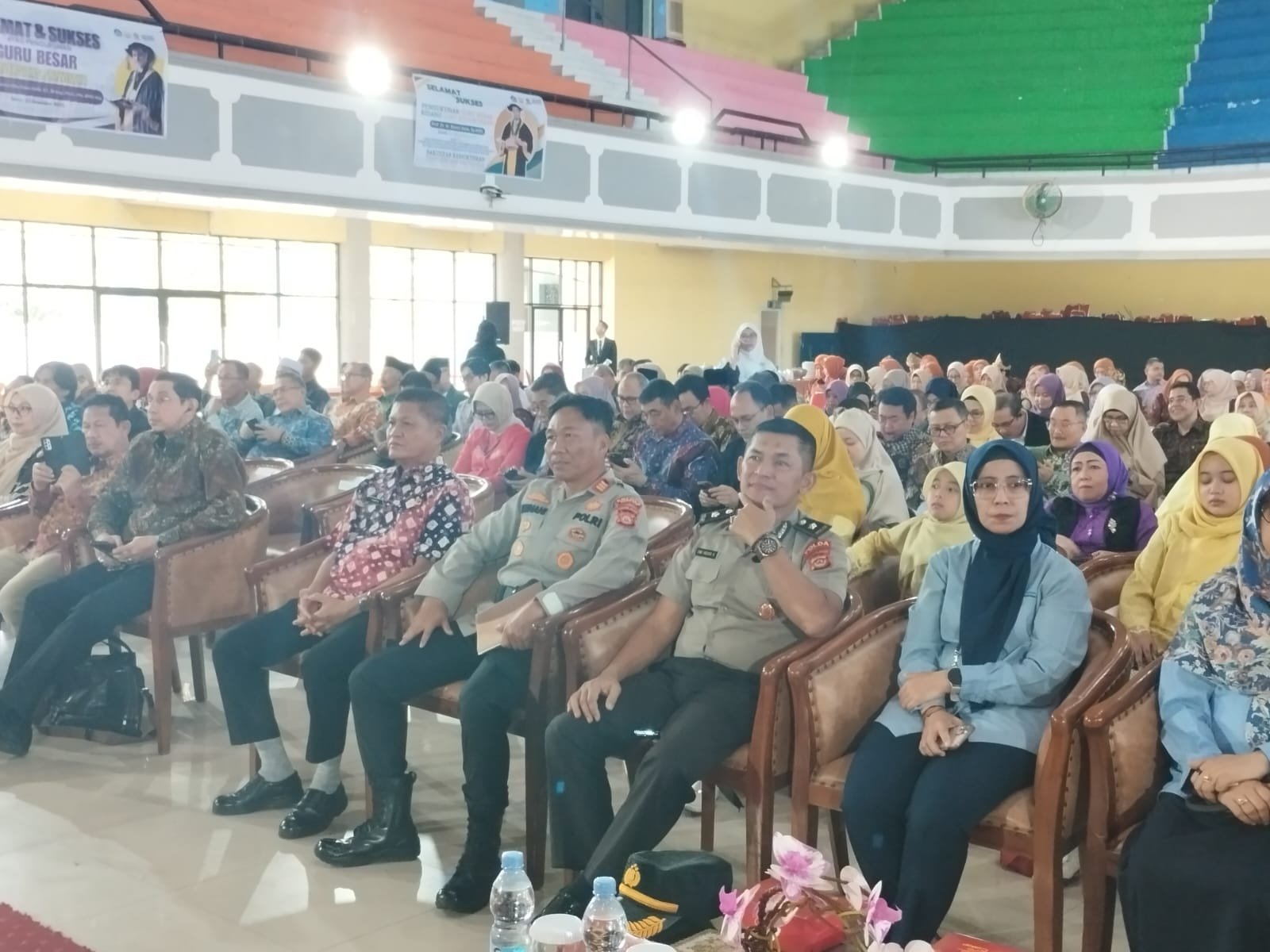 Kabag SDM Polres Ogan Ilir Hadiri Pengukuhan Guru Besar Unsri, Dukung Peningkatan SDM Unggul