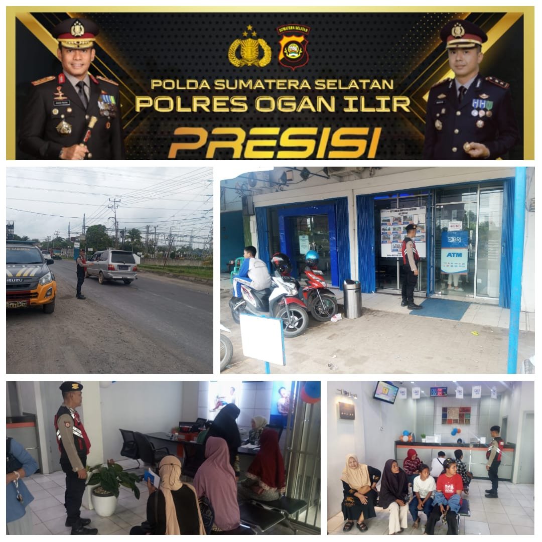 Sat Samapta Polres Ogan Ilir Intensifkan Patroli dan Pengamanan Wilayah dalam Rangka Operasi Lilin Musi 2025