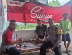 Mas Bhabin Hadir dari Warung ke Warung, Menjaga Desa dengan Cara Berbeda