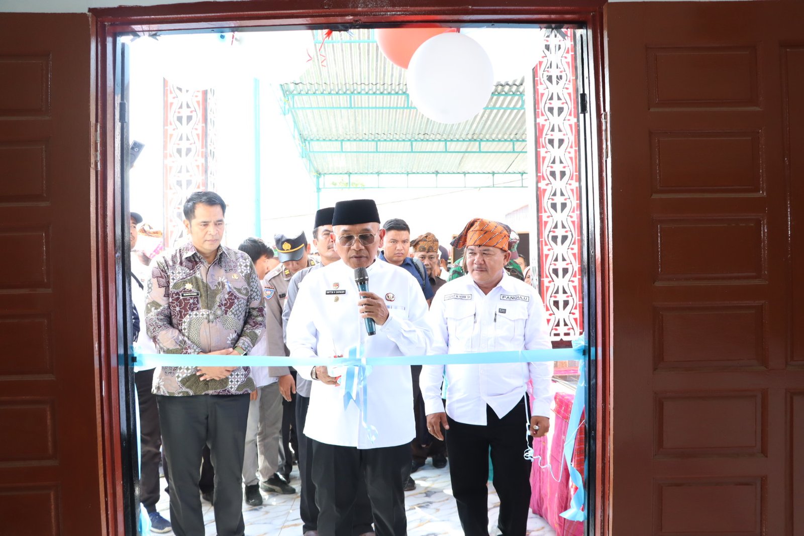 Bupati Simalungun Resmikan Kantor Pangulu Nagori Pamatang Simalungun.