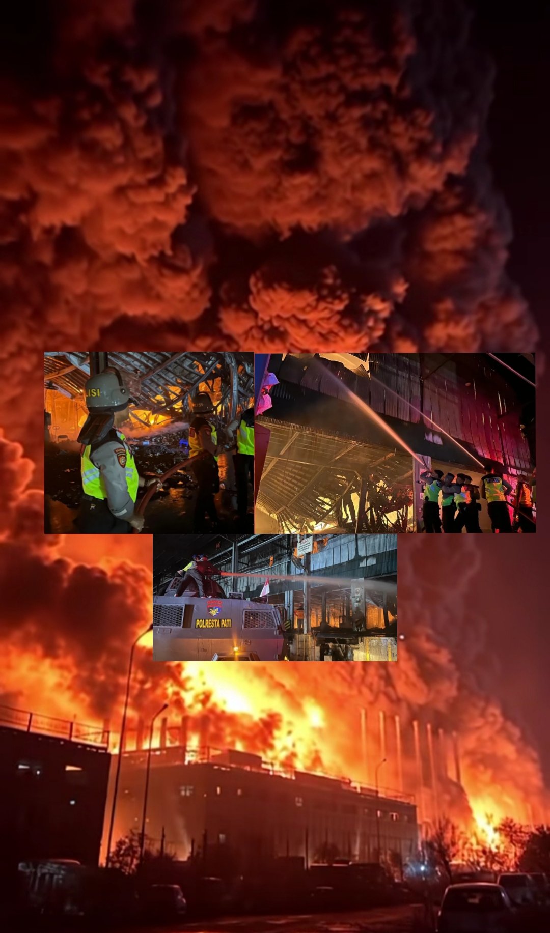 KRONOLOGI PABRIK PT DUA KELINCI DILALAP SI JAGO MERAH DITAKSIR KERUGIAN MILYARAN RUPIAH