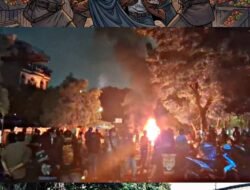 TAK TERIMA TEMANYA DITAGIH 2 DEBT COLLECTOR MEREGANG NYAWA AKIBAT DIKEROYOK HINGGA BERBUNTUT KERUSUHAN PEMBAKARAN