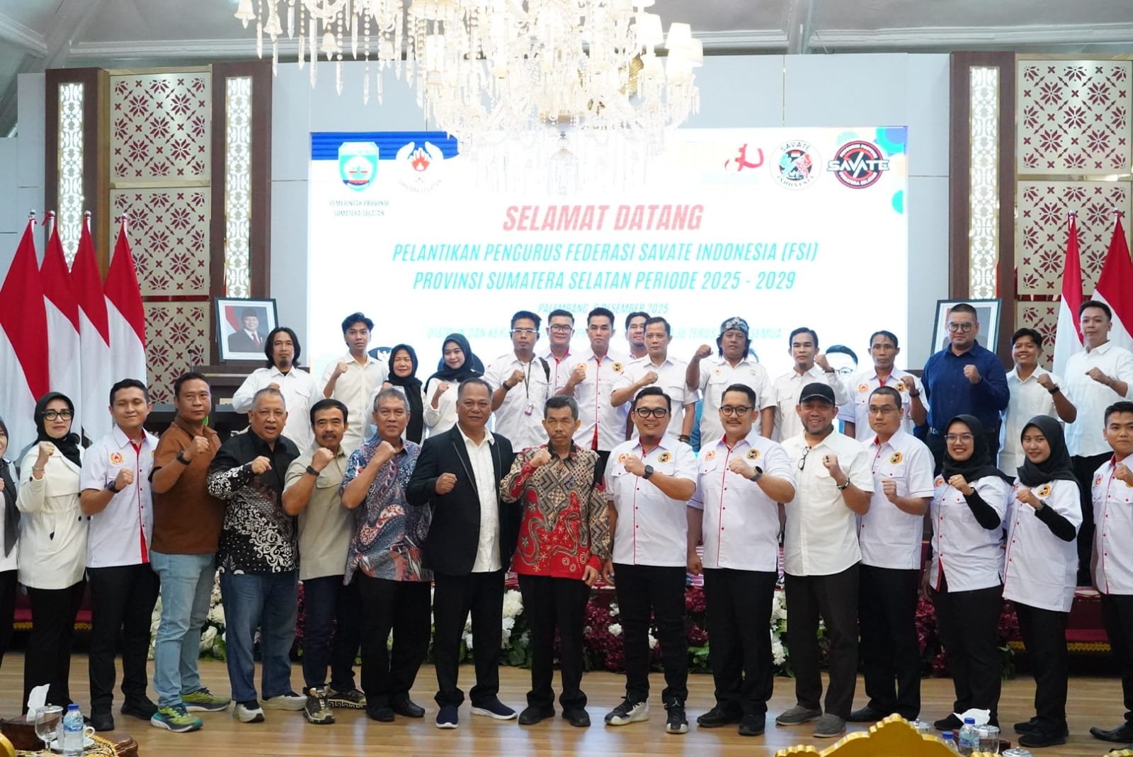 Resmi Dilantik di Griya Agung, Savate Sumsel Pasang Target Internasional