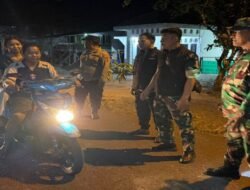 Babinsa Koramil 402-03 dan Warga SP Padang Gelar Patroli Siskamling, Perkuat Keamanan Lingkungan
