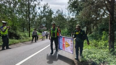 Jalur Ekstrem Bromo Dipasang Peringatan, Polisi Ingatkan Keselamatan