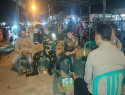 Koramil Pedamaran Aktifkan Patroli Siskamling, Danramil Apresiasi Kepedulian Warga Jaga Keamanan Lingkungan