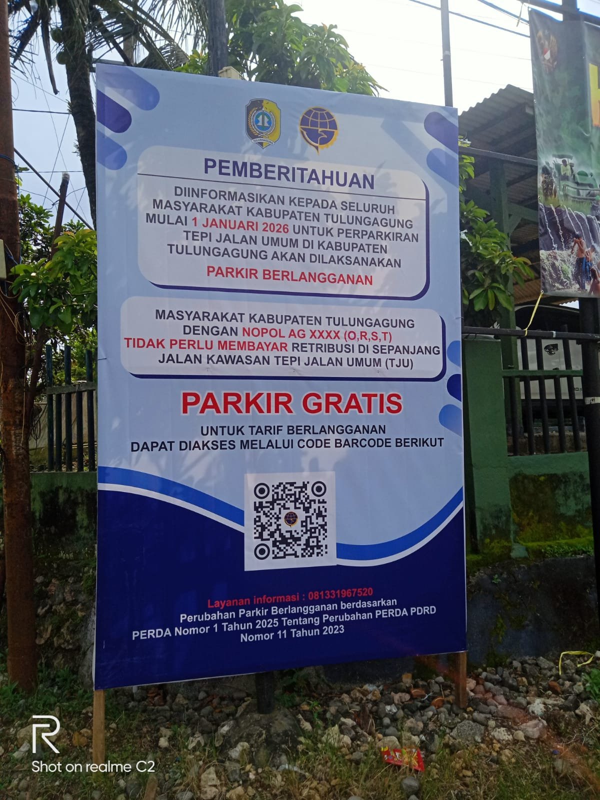 Parkir Berlangganan Berlaku 2026, Pemkab Tulungagung Gencarkan Sosialisasi ke Masyarakat