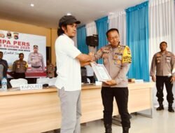Kapolres Lombok Tengah Beri Penghargaan KJLT: “Jangan Lihat Kertasnya, Tapi Maknanya!”