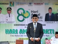 Peringati Hari Amal Bakti ke-80, Kemenag Simalungun Gelar Upacara di Yayasan UISU Pematang Siantar