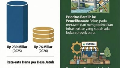 Dana Desa Anjlok Rp 162 Miliar, Desa di Blitar Dipaksa Putar Otak di 2026