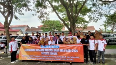 Puluhan Kepala Desa Hearing ke DPRD Blitar, Tuntut ADD 2026 Dikembalikan
