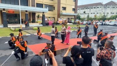 SERAH TERIMA JABATAN KAPOLRES BARU MAGELANG KOTA