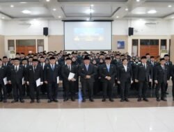 Gubernur Herman Deru Lantik 154 Pejabat di Lingkungan pemprov Sumsel.