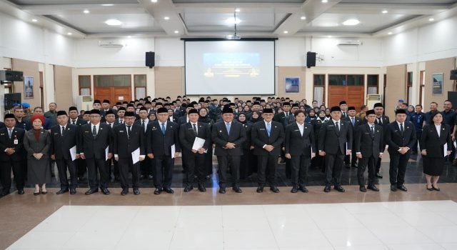 Gubernur Herman Deru Lantik 154 Pejabat di Lingkungan pemprov Sumsel