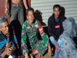Perkuat Keamanan Desa, Babinsa Koramil 402-13/Sungai Menang Monitor Wilayah Lewat Patroli Siskamling