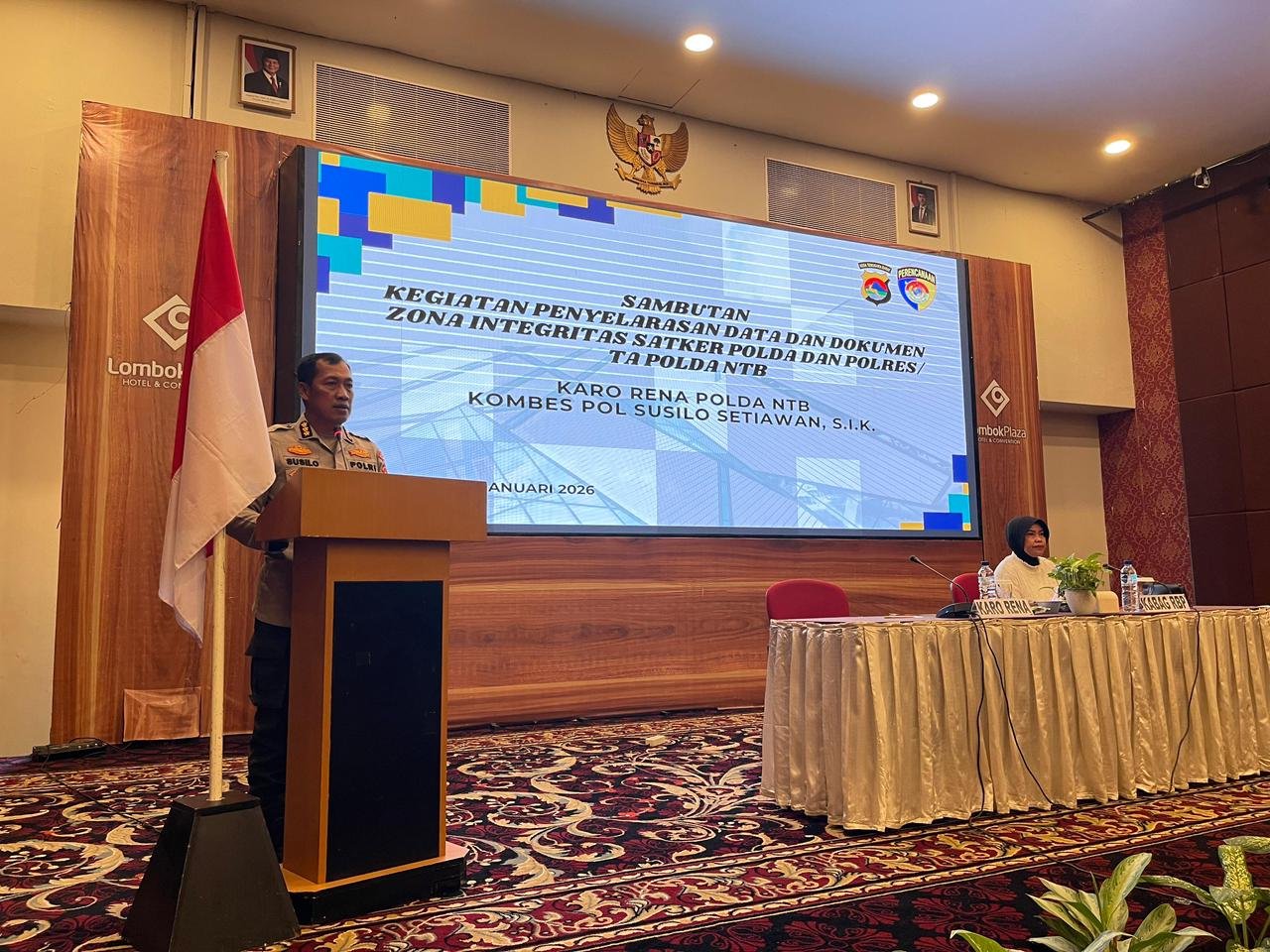 Perkuat Reformasi Birokrasi, Polda NTB Selaraskan Data Zona Integritas 2026