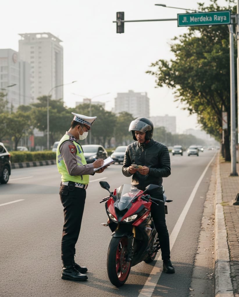 Tak bawa SIM terancam denda 1jt