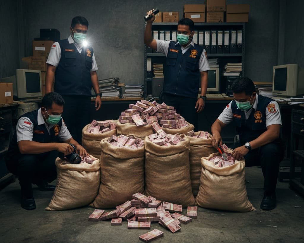 KPK BUKA SUARA TERKAIT VIDEO VIRAL TEMUAN UANG DALAM KARUNG Rp.2.6 MILYAR DI PATI