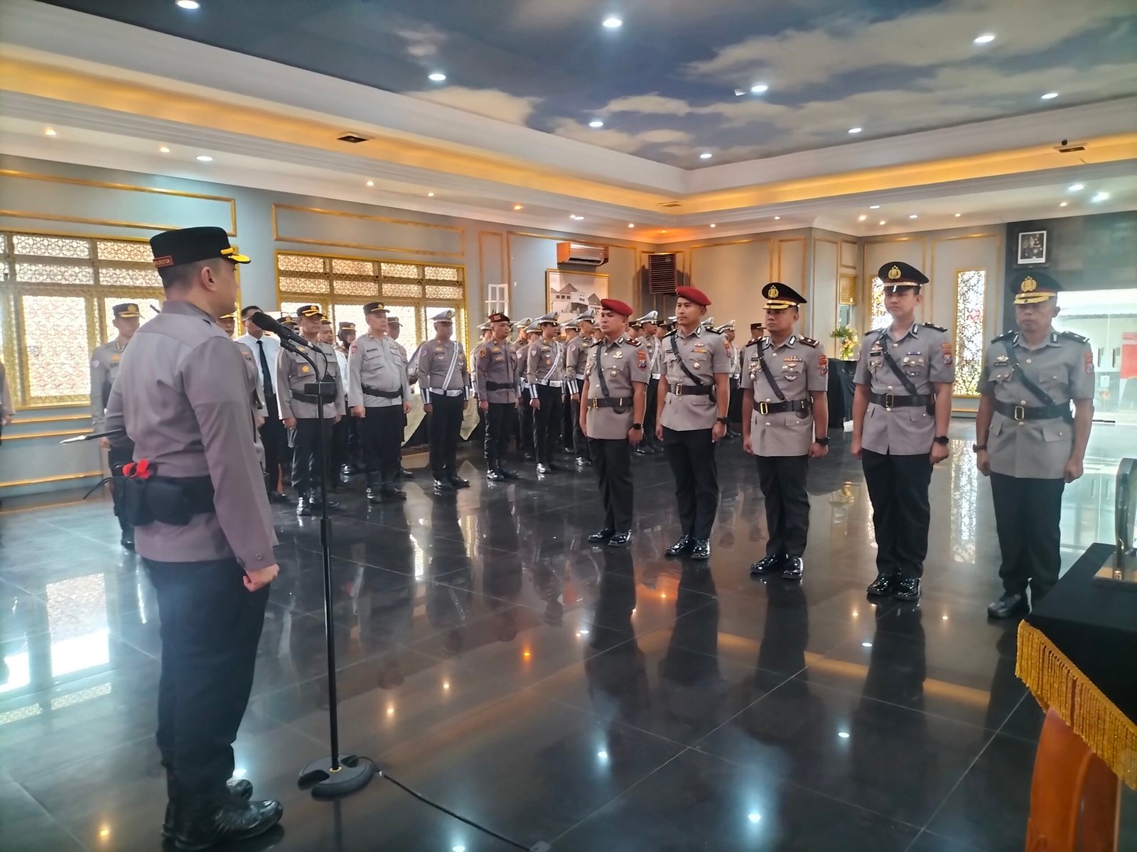 Polresta Malang Kota Gelar Serah Terima dan Pelantikan Tiga Pejabat Utama