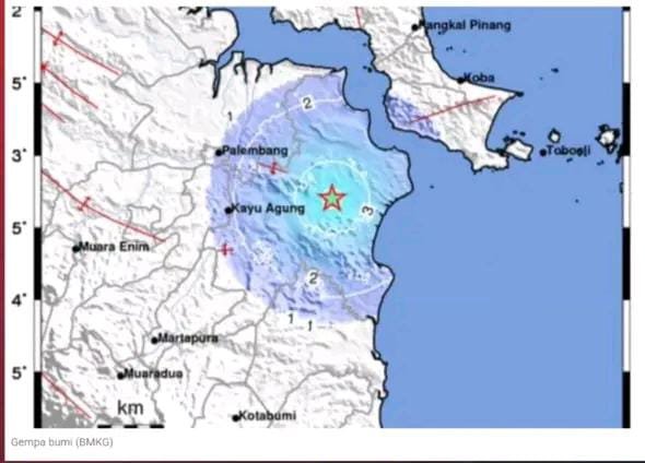 Kecamatan Tulung Selapan Gempa Bumi Di desa Toman dan Sekitarnya.