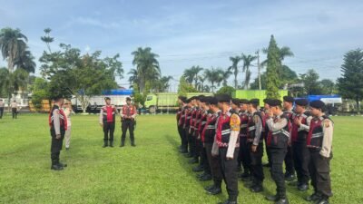 Cek Kehadiran dan Kelengkapan Personel, Kasat Samapta Tekankan Disiplin, Pelayanan Masyarakat, dan Pengamalan Tribrata serta Catur Prasetya