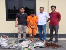 Tim Gabungan Polres OKI Tangkap Pelaku Pencurian AC, Diduga Beraksi di 7 Lokasi