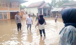 Debit Sungai Komering Naik ke Siaga 1, Pemkel Kedaton Perketat Patroli dan Kesiapsiagaan Warga