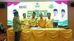 Mathari Kembali Nahkodai Golkar Bangkalan Secara Aklamasi