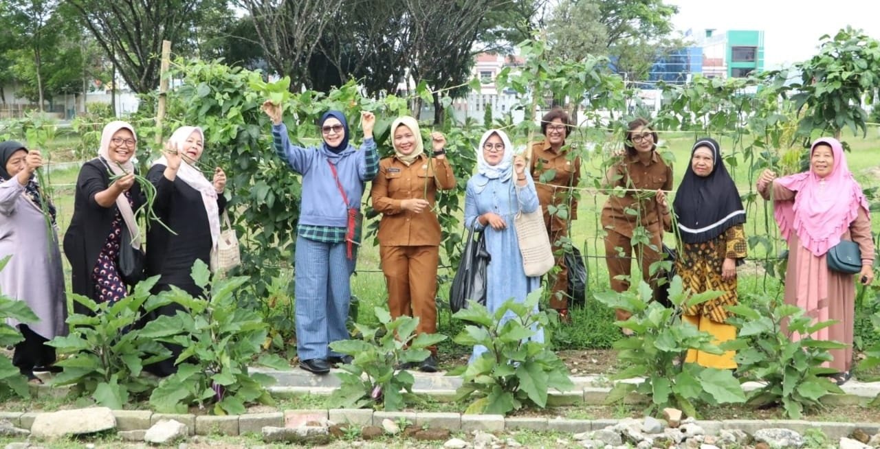 Bunda PAUD Simalungun Terima Kunjungan Pokja PAUD, Panen Sayur Warnai Suasana Kekeluargaan