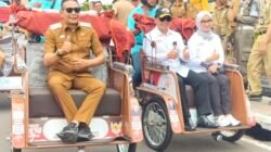 Terima Bantuan 200 Becak Listrik dari Presiden RI