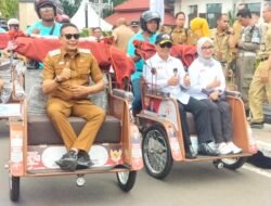 Terima Bantuan 200 Becak Listrik dari Presiden RI, Wali Kota Malang Dorong Ekonomi Kerakyatan dan Wisata Heritage