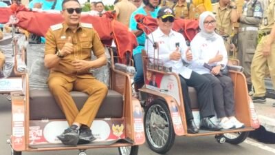 Terima Bantuan 200 Becak Listrik dari Presiden RI