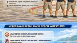 Penataran Pelatih dan Wasit Gulat Beach Fwrestling 3 Nasional : Tecnical Meeting, Di Gelar Besok di UNJ Jakarta