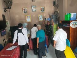 Babinsa dan Pemerintah Kelurahan Panjunan Monitoring Pengecekan Aset Kelurahan di Tingkat RW