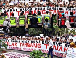 Warga Sambeng Gelar Aksi Damai di DPRD Magelang, Tolak Rencana Tambang Tanah Uruk