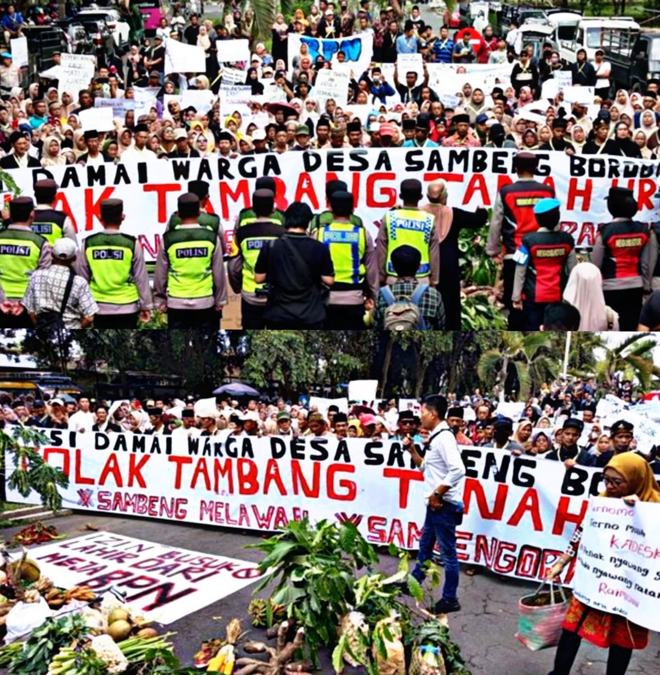 Warga Sambeng Gelar Aksi Damai di DPRD Magelang, Tolak Rencana Tambang Tanah Uruk